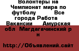 Волонтеры на Чемпионат мира по футболу 2018. - Все города Работа » Вакансии   . Амурская обл.,Магдагачинский р-н